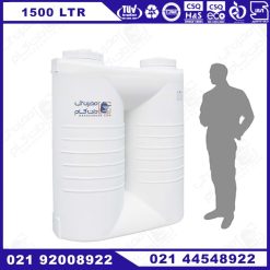 مخزن 1500 لیتری مکعبی عمودی آسان رو طبرستان